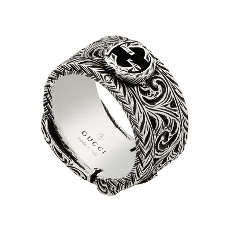 gucci interlocking g ring 6mm|gucci garden snake ring.